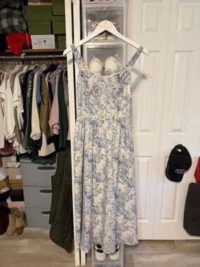 NWT Commense Sapphire Garden Floral Cami Midi Dress